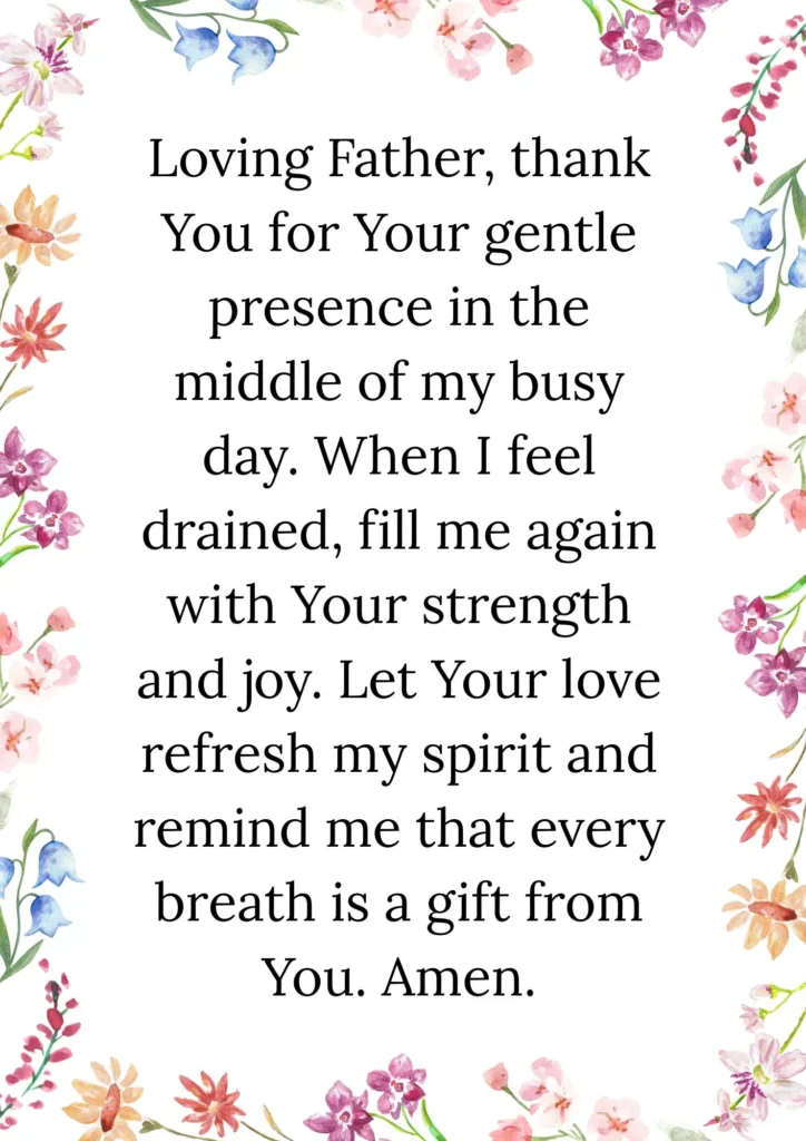 Short Afternoon Prayer 