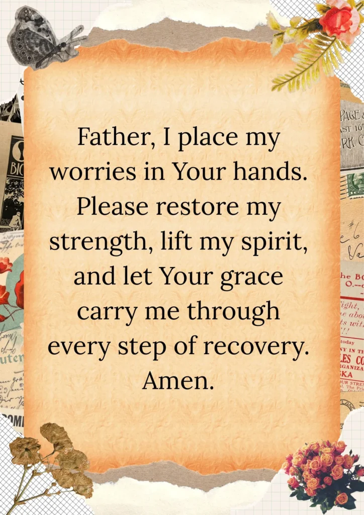 Speedy Recovery Prayer 