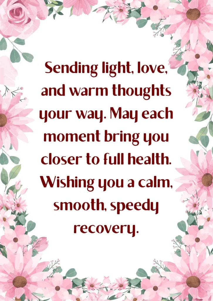 Speedy Recovery Wishes