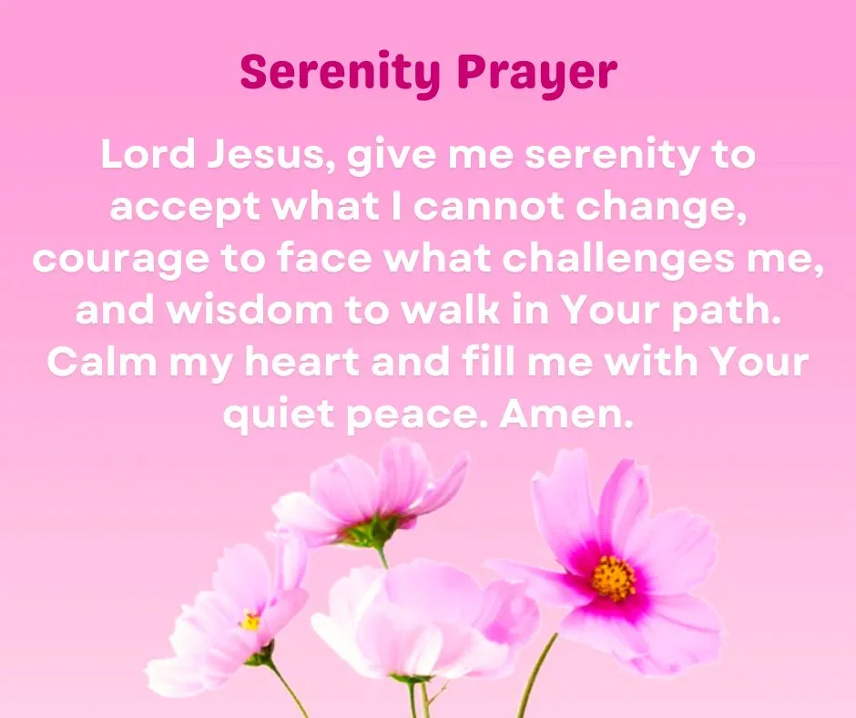 The Serenity Prayer