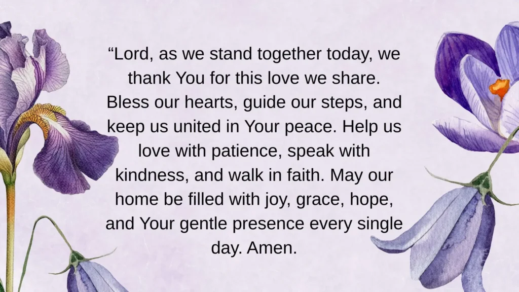 Wedding Anniversary Prayer