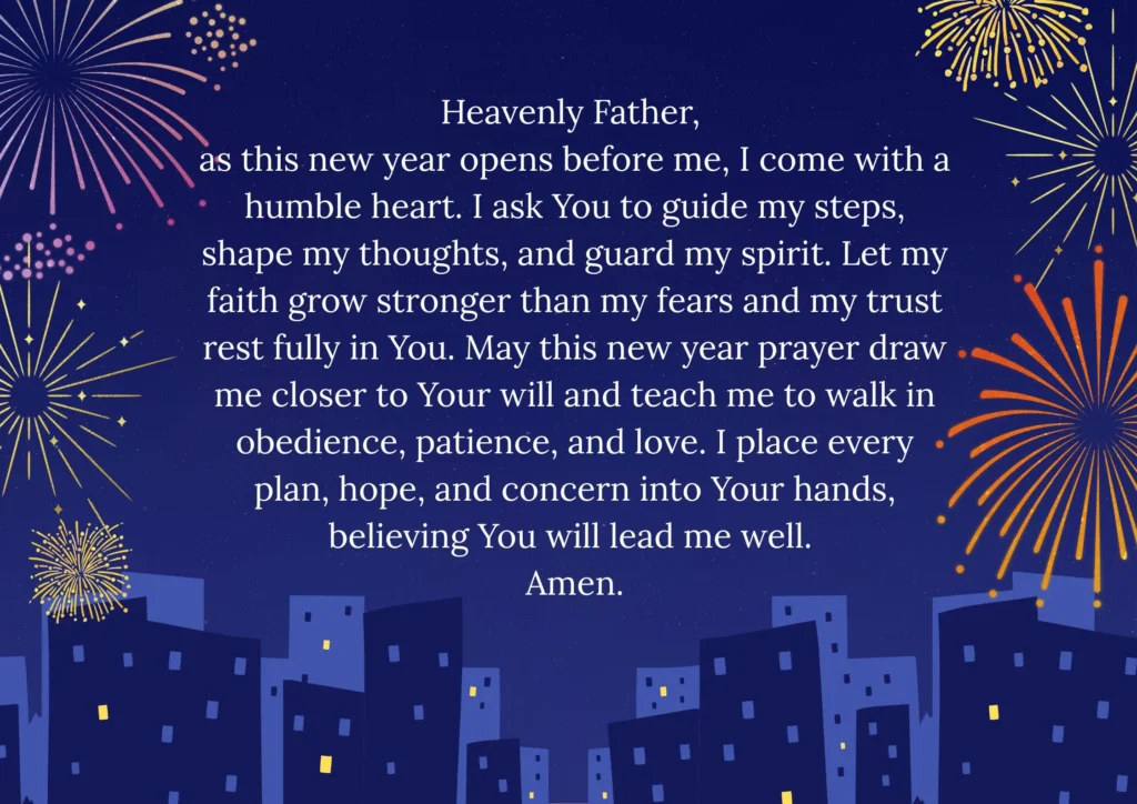 A Prayer for the New Year