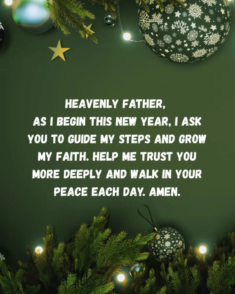 A Prayer for the New Year