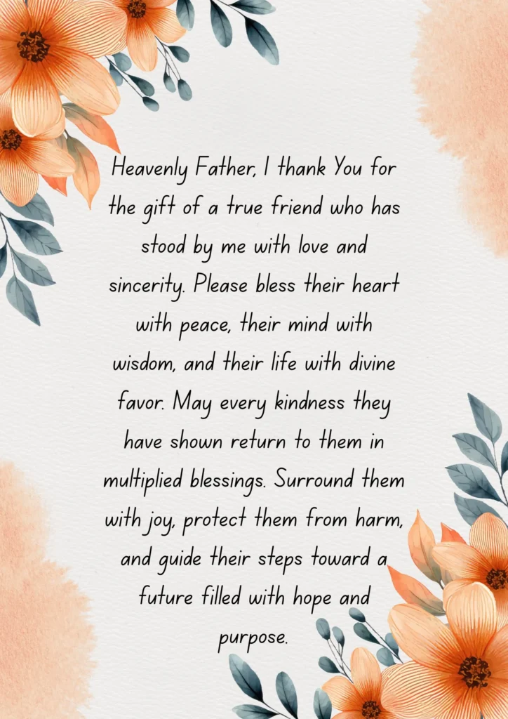 Appreciation Prayer Messages for Friends