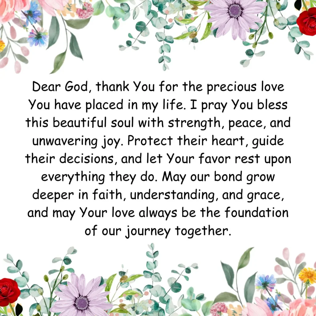 Appreciation Prayer for My Love
