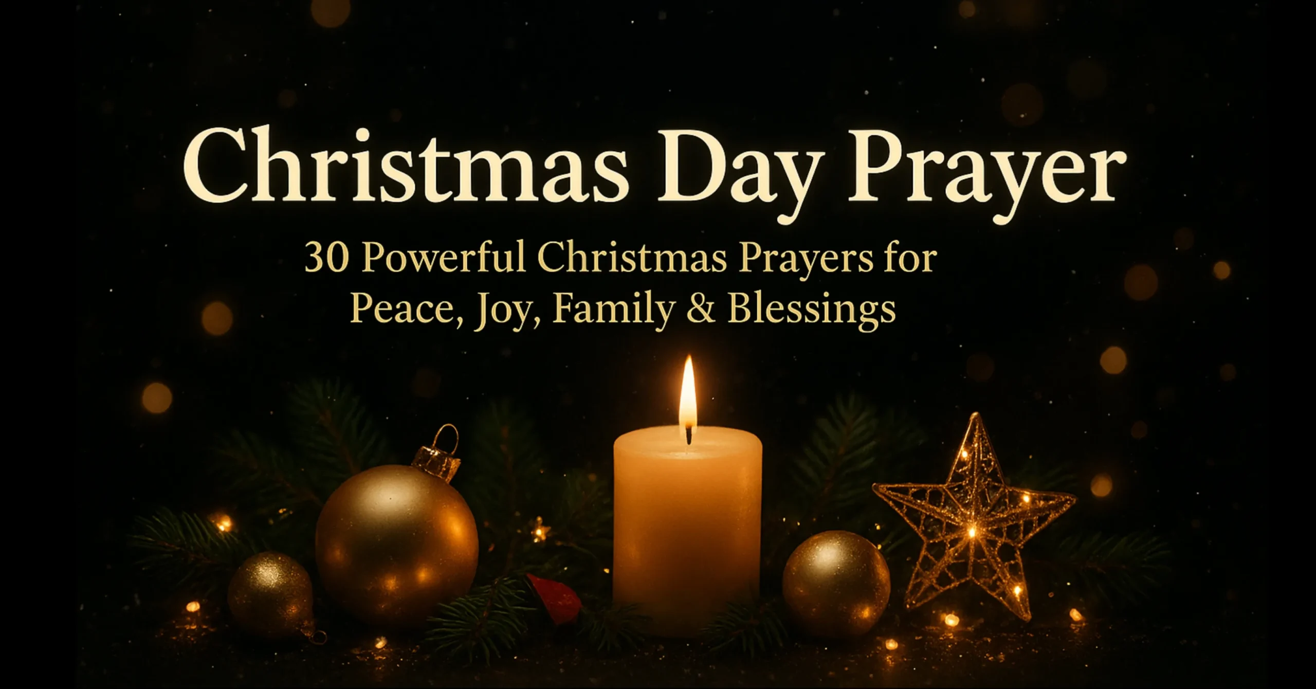 Christmas Day Prayer – 30 Powerful Christmas Prayers for Peace, Joy ...