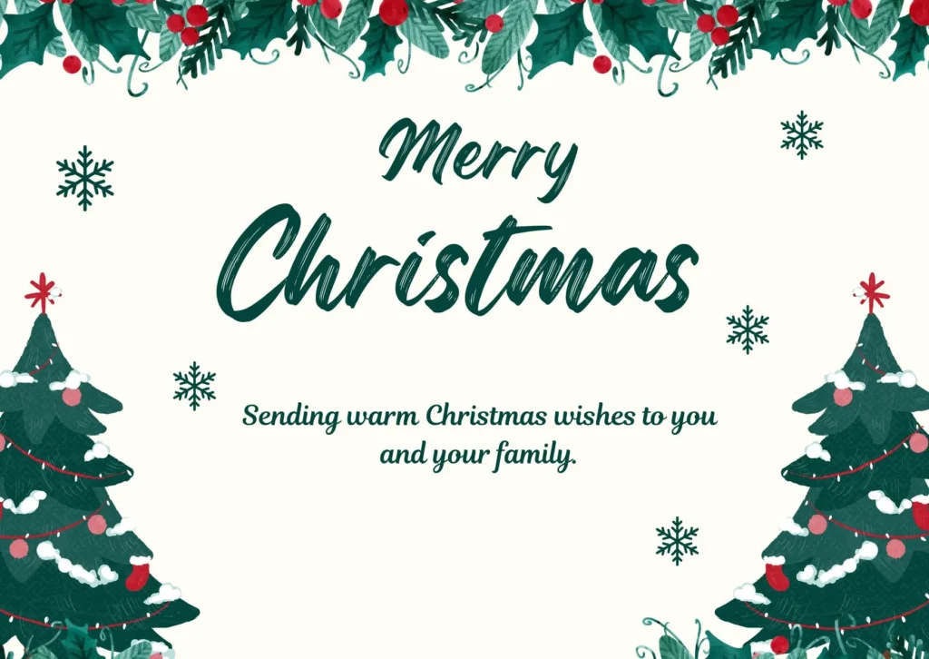 Christmas Wishes for Cards
