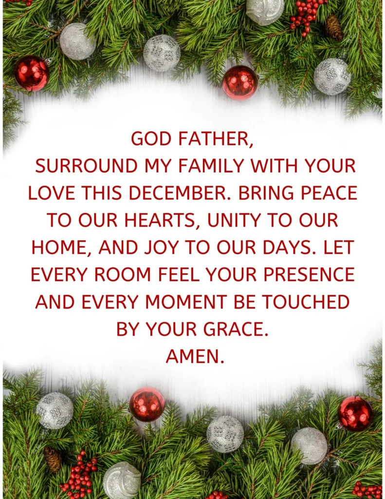 December prayer points