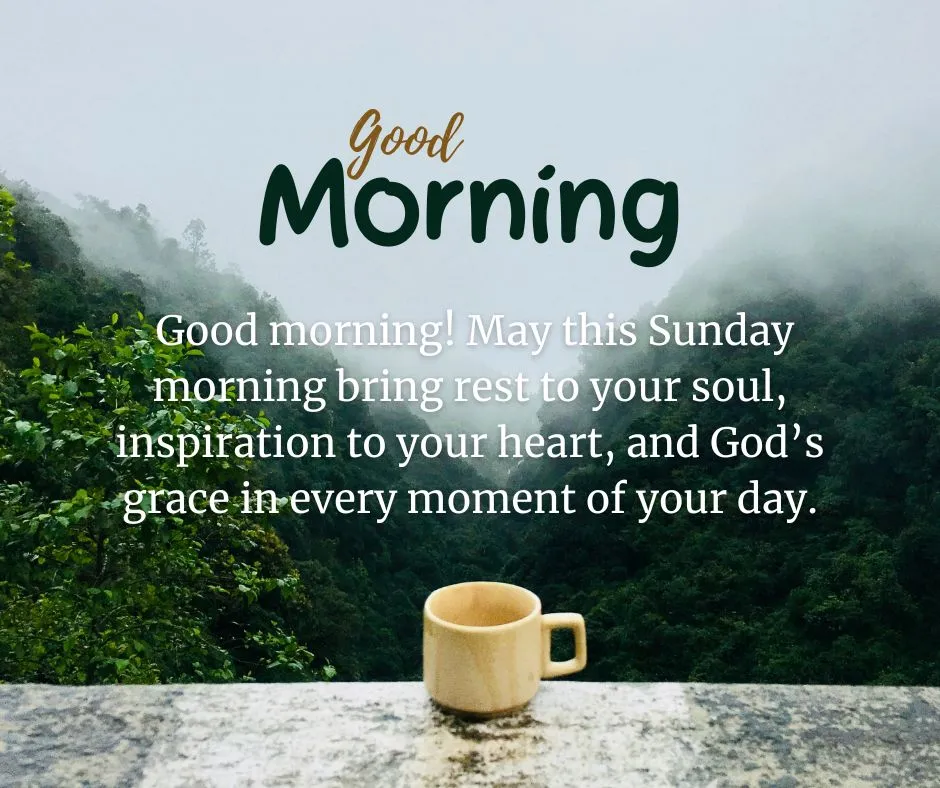 Good Morning Sunday Blessing