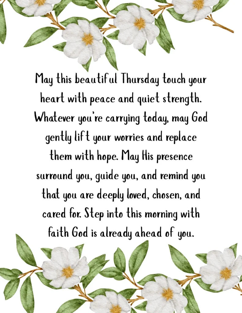 Good Morning Thursday Blessings,