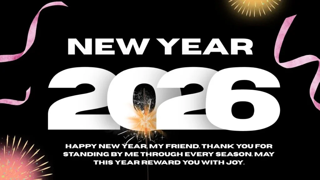 Happy New Year Wishes for Friend