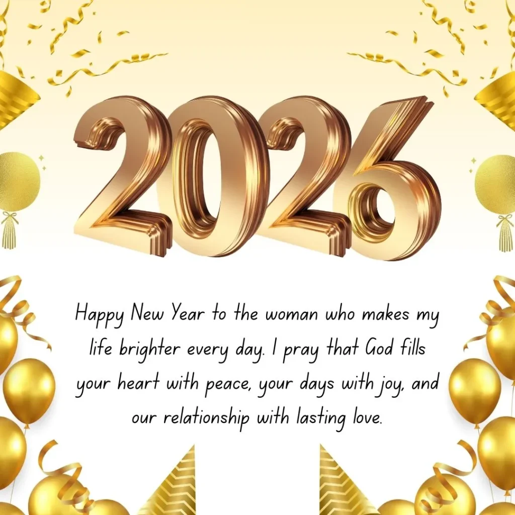 Happy New Year Wishes for Girlfriend