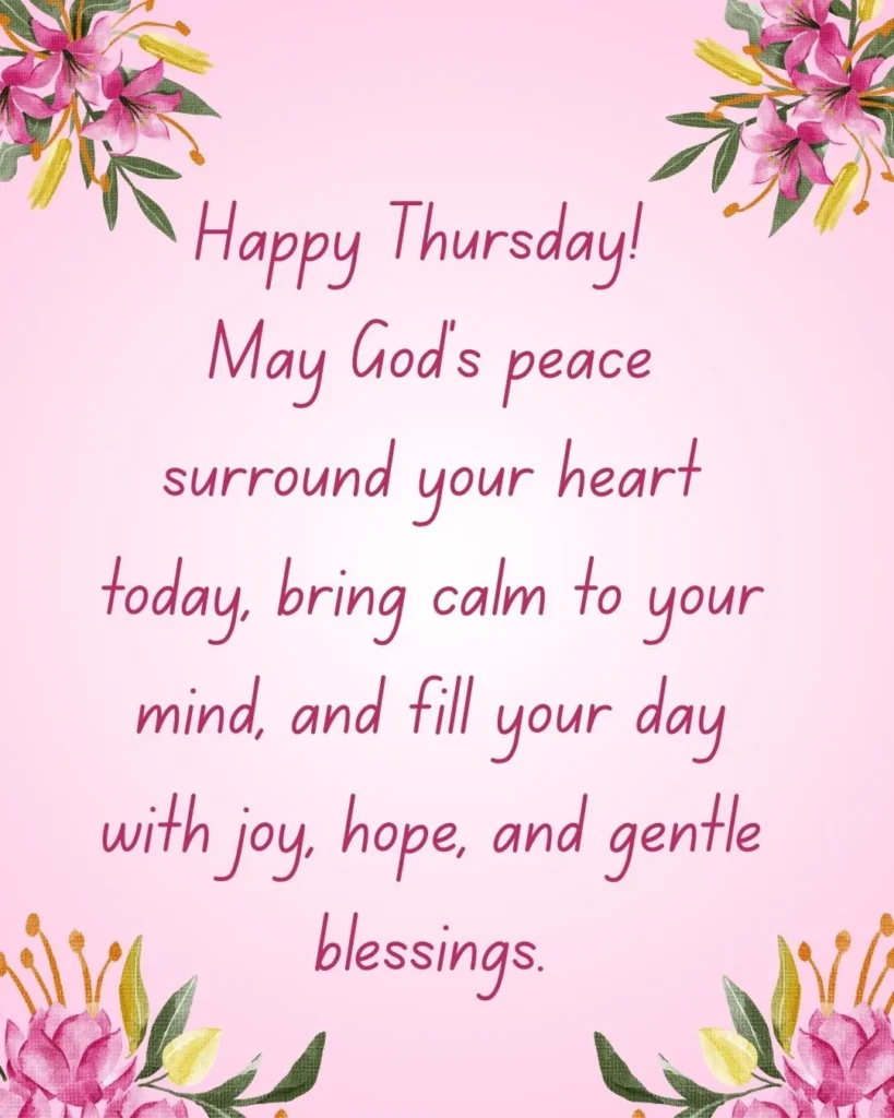 Happy Thursday Blessings