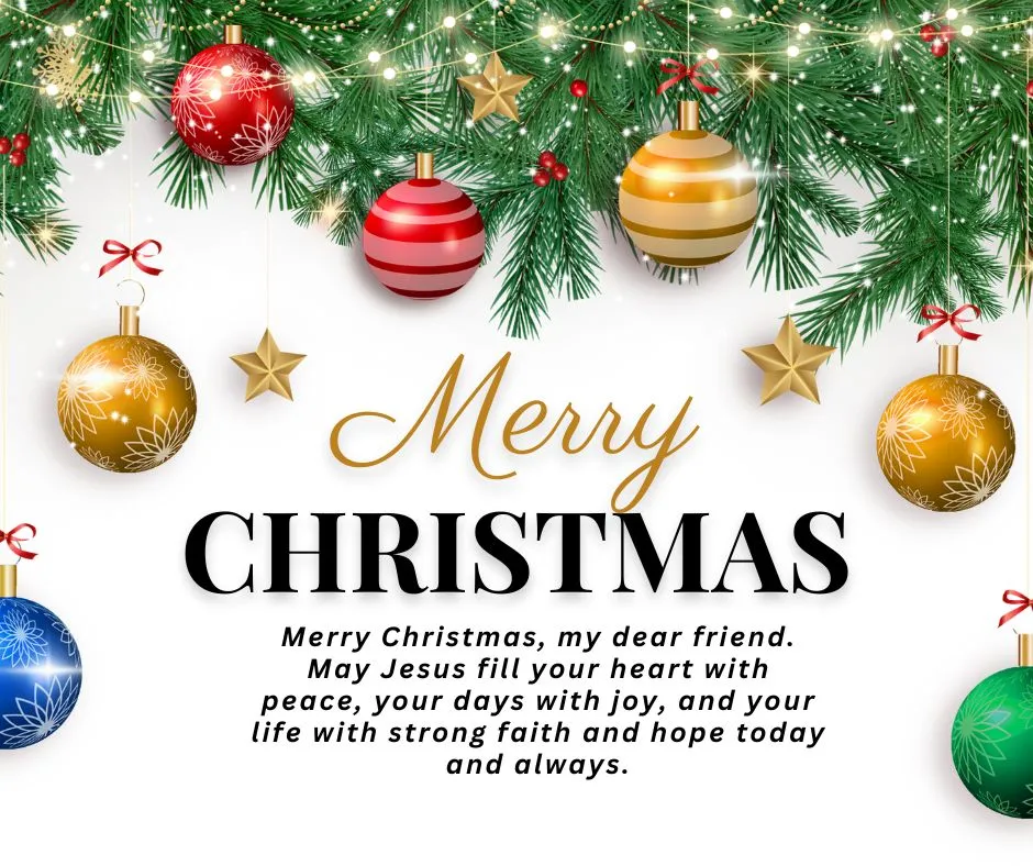 Heart-Touching Merry Christmas Wishes for  for Friends