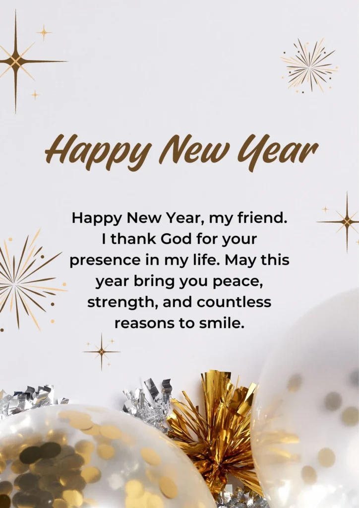 Heartfelt Happy New Year Wishes for Friend