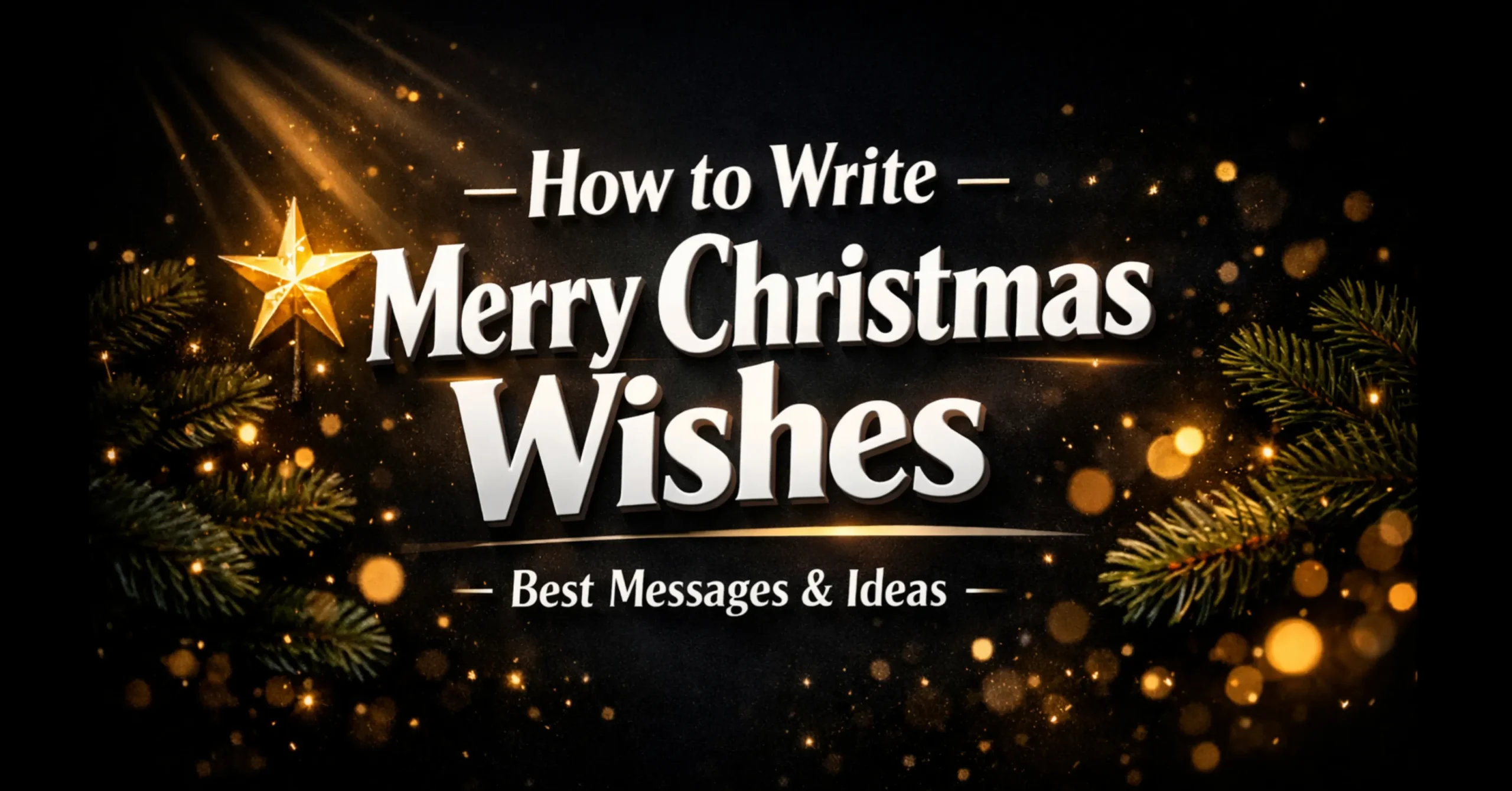 How to Write Merry Christmas Wishes – Best Messages & Ideas