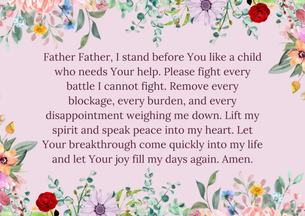 Midnight Prayer Points for Breakthrough 