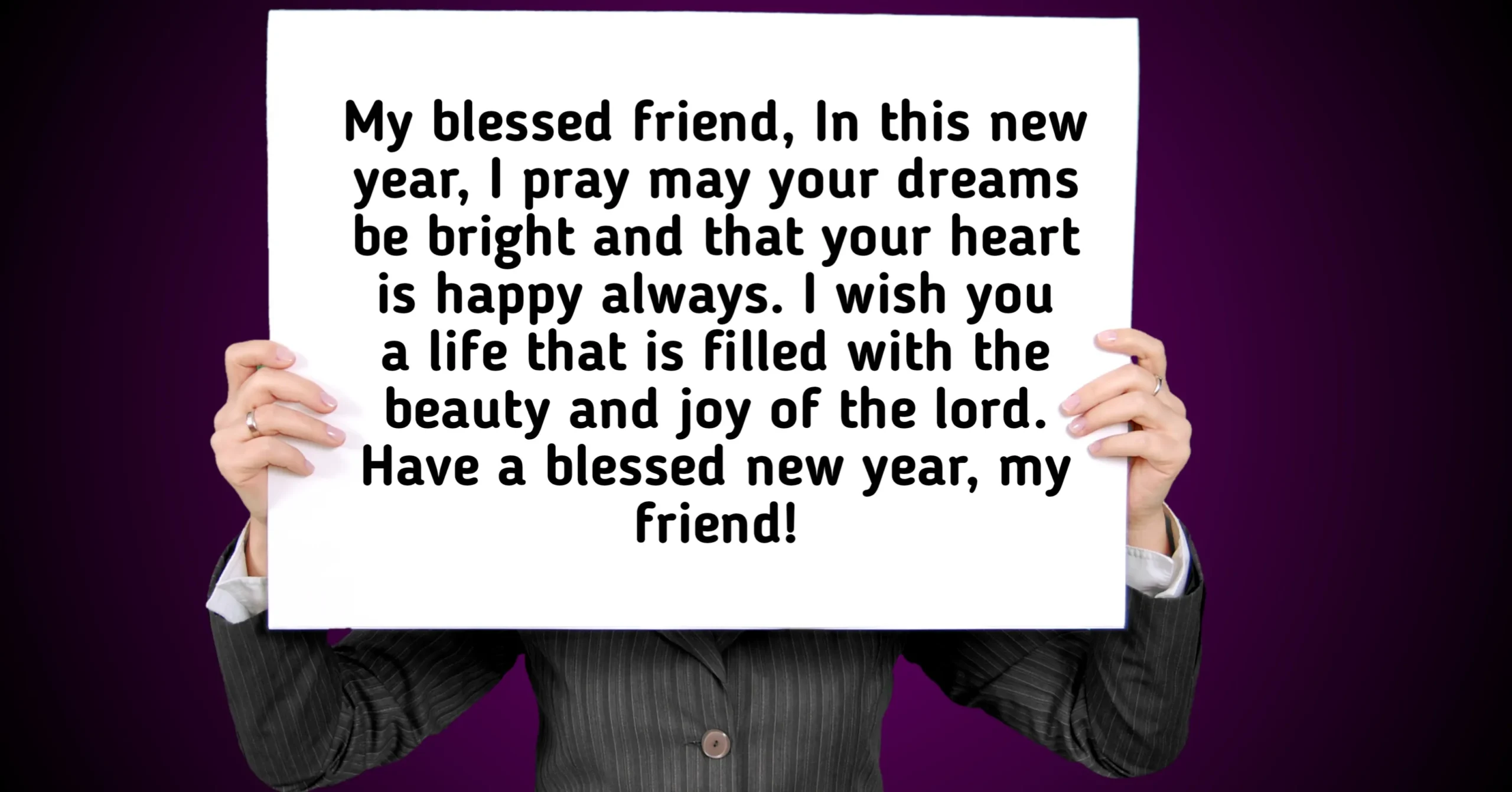 New Year Prayer for Friends