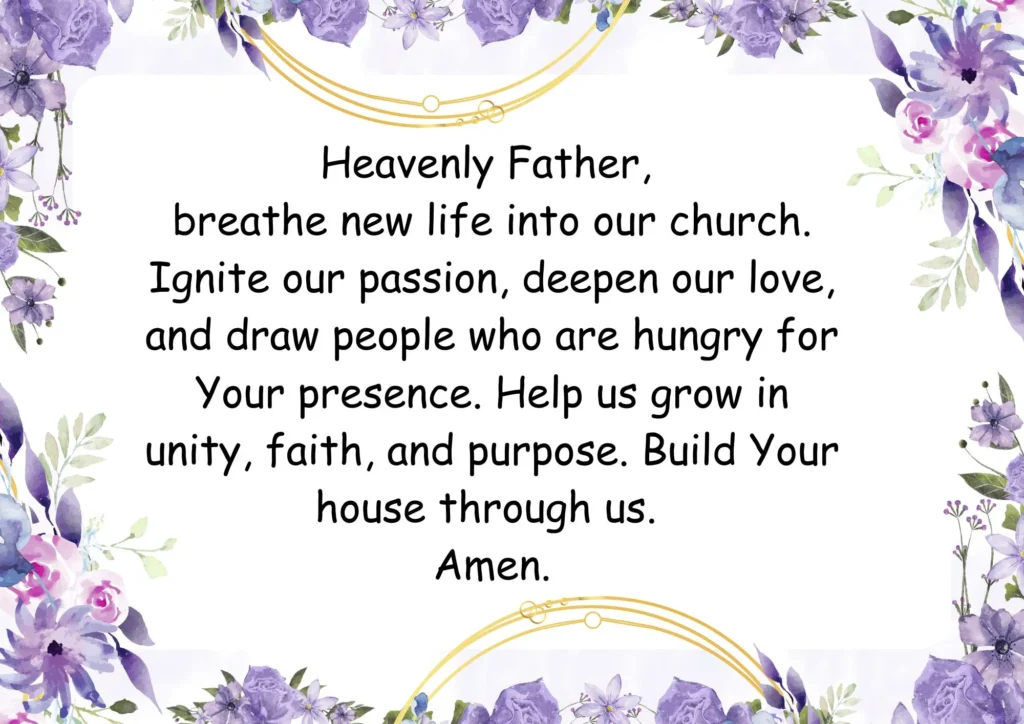 Powerful Prayer Points for Church Growth