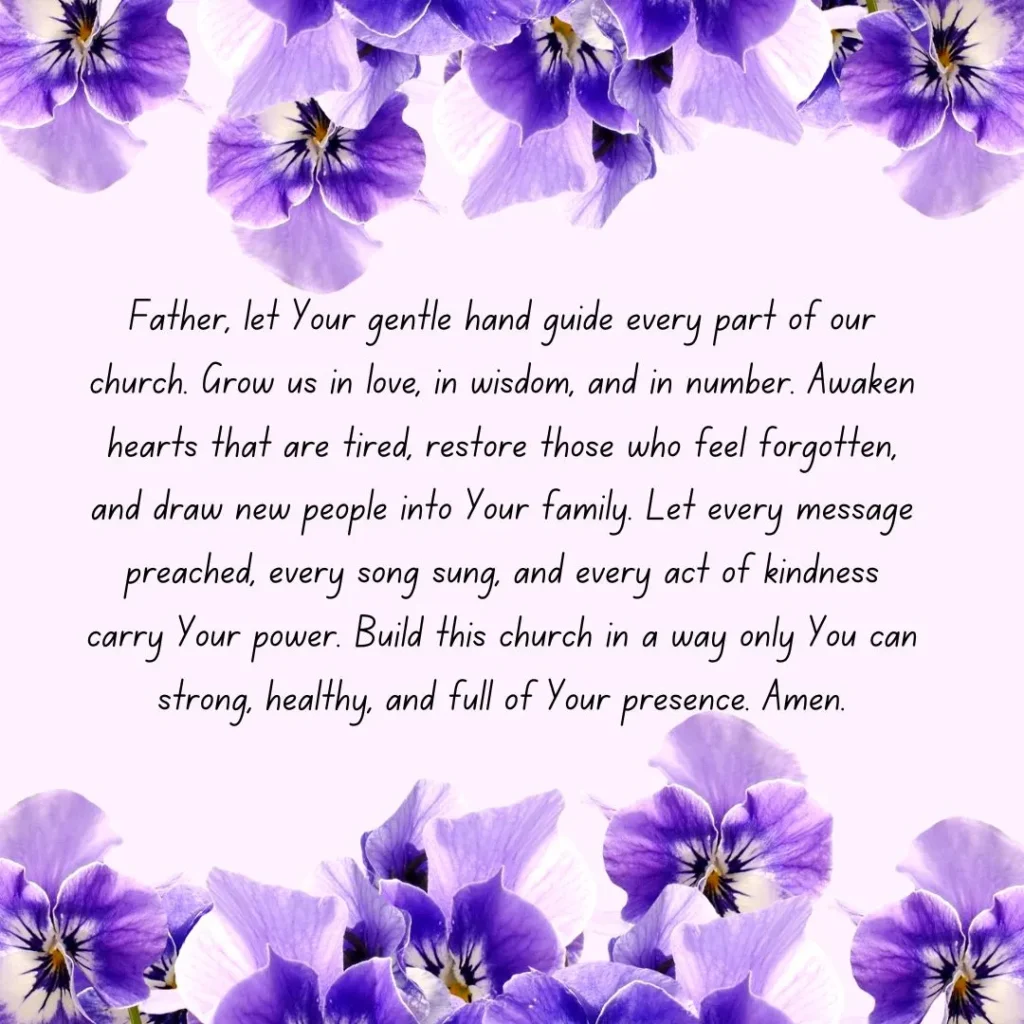 Prayer Points for Church Growth