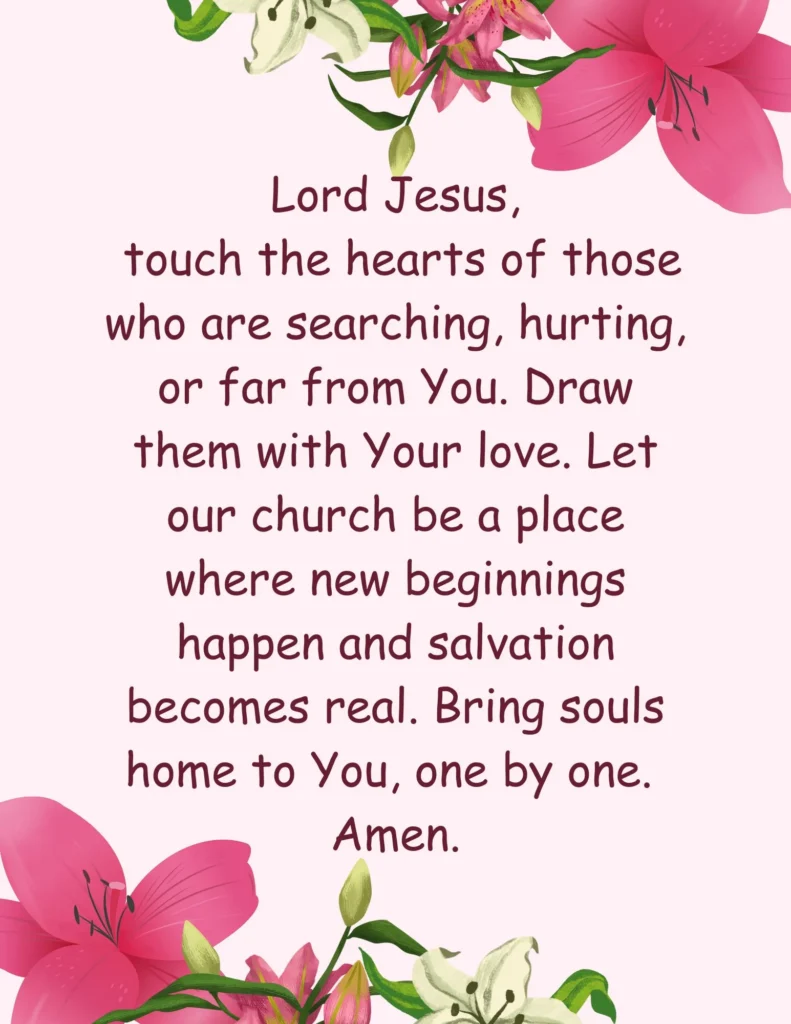 Prayer Points for Church Growth