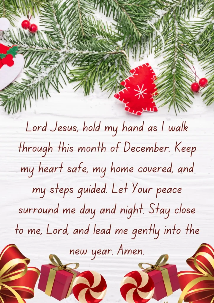 Prayer Points for the Month of December