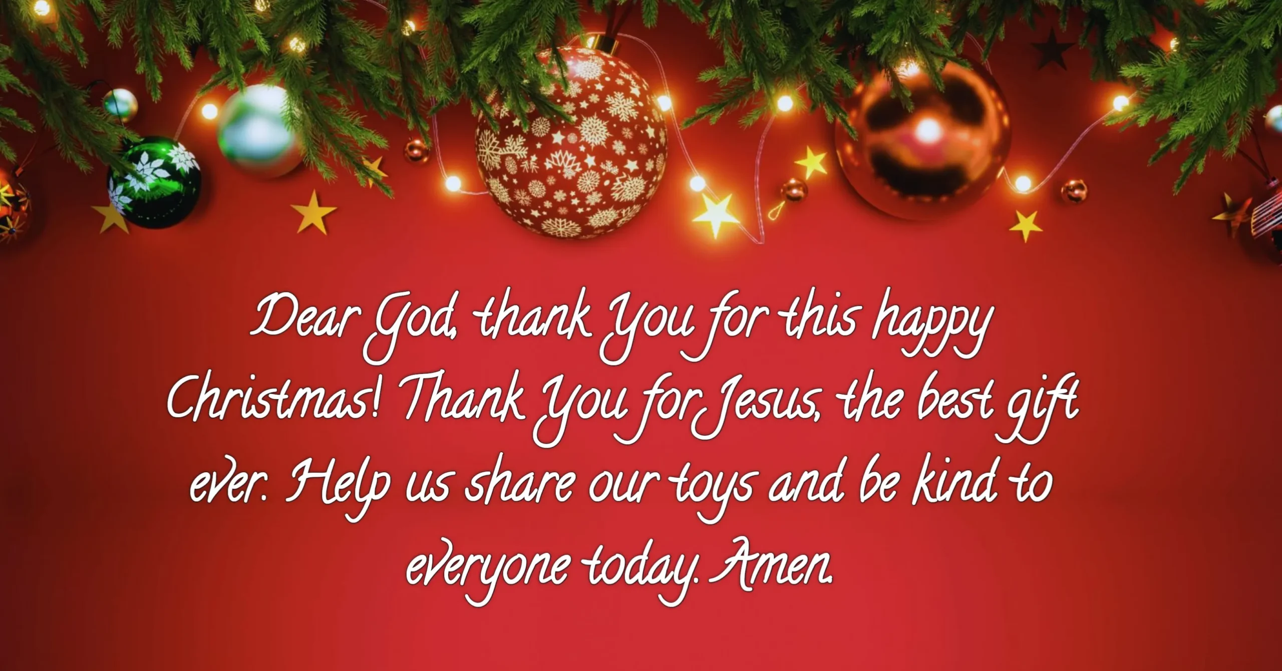 Short Christmas Prayers