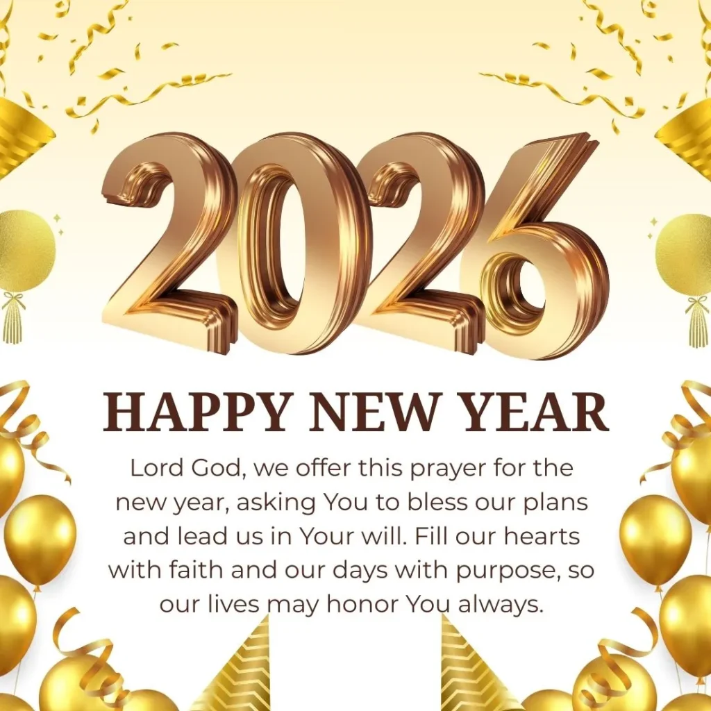 happy new year blessing prayer