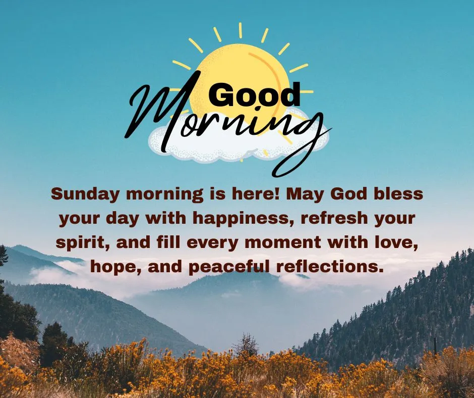 Sunday Morning BlessingsHeartwarming Sunday morning blessings to start the day with peace, gratitude, and God’s love.