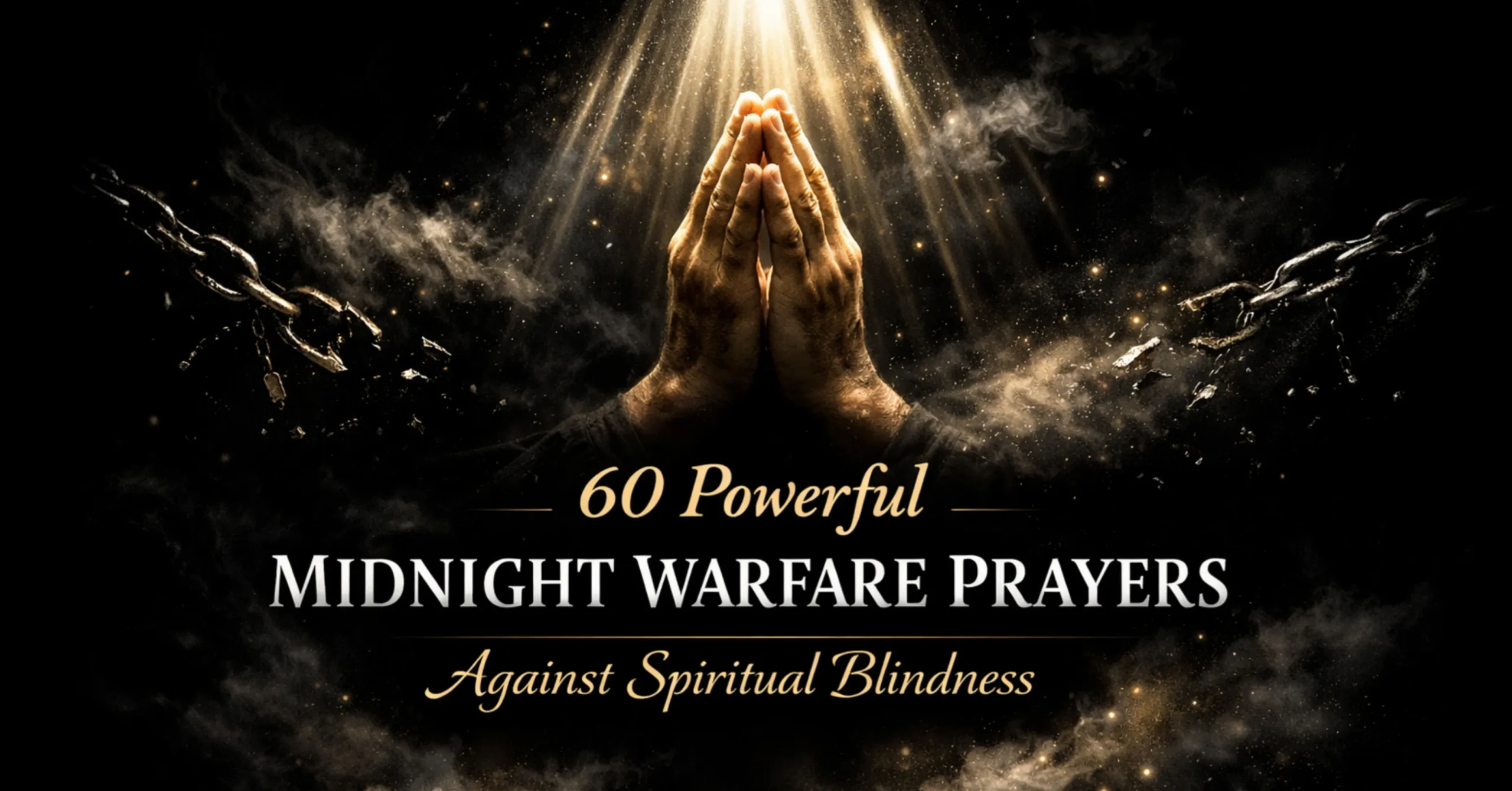 60 Powerful Midnight Warfare Prayers Against Spiritual Blindness