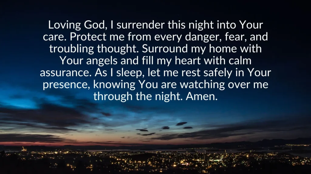 Bedtime Prayer
