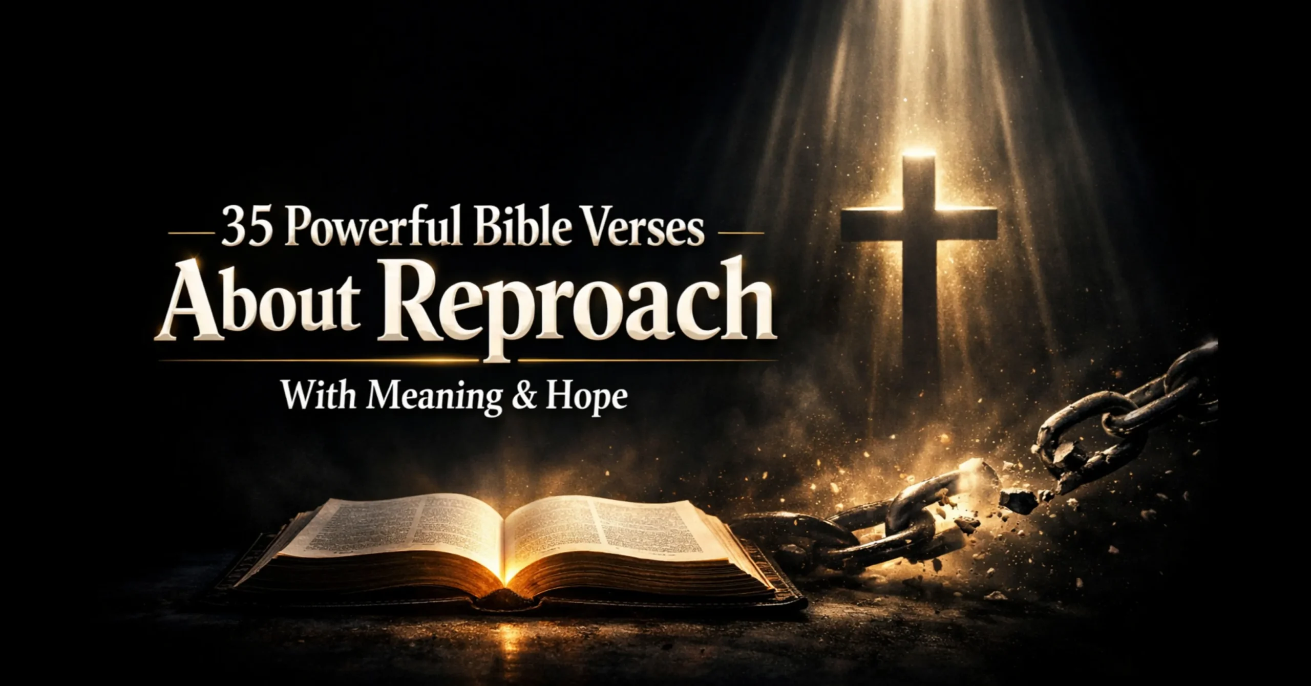 Bible Verses About Reproach