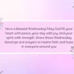 Have a Blessed Wednesday Shareable Blessing Wishes & Prayers for You