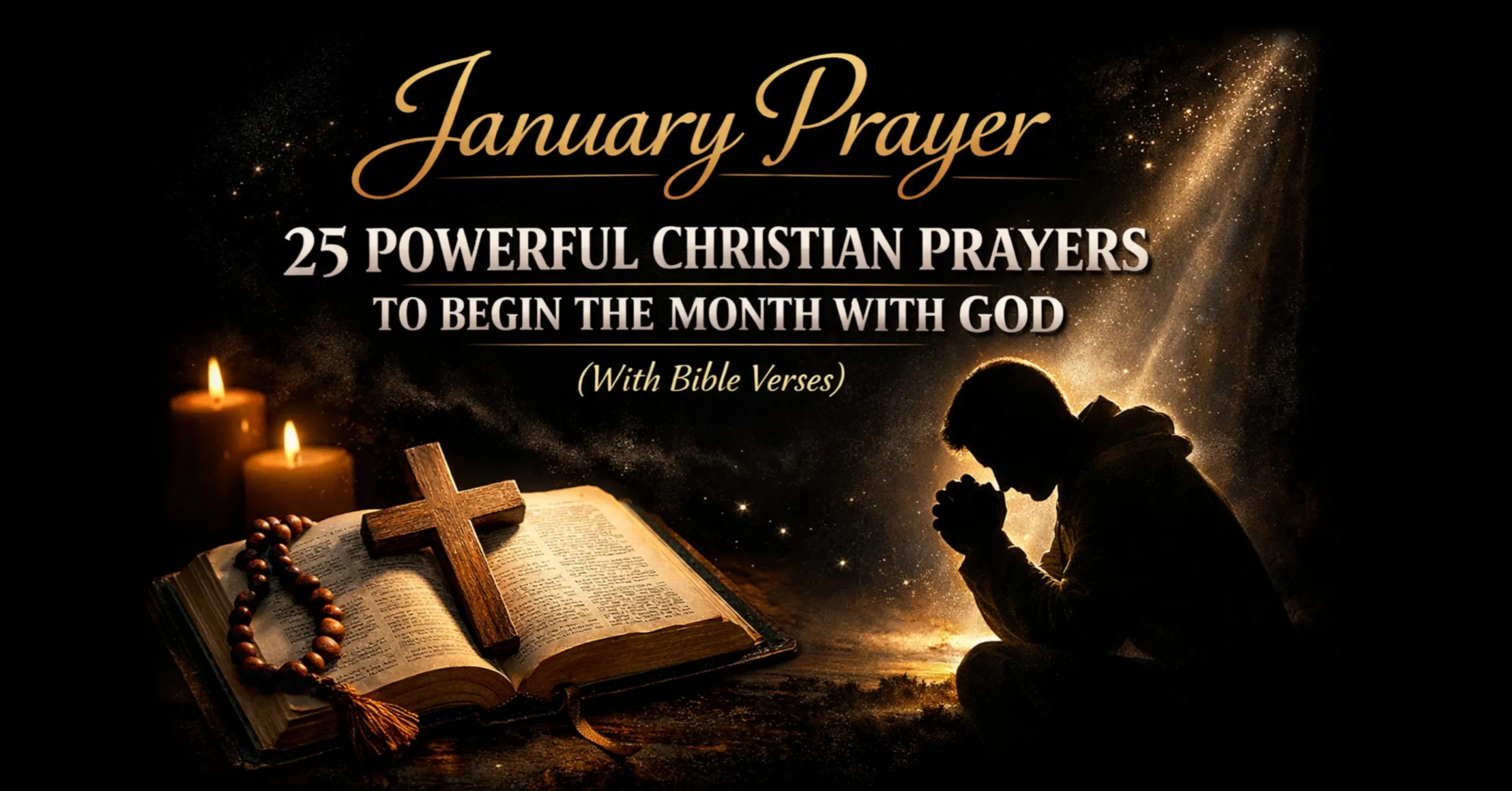 January Prayer – 25 Powerful Christian Prayers to Begin the Month With God (With Bible Verses)