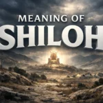 Meaning of Shiloh in the Bible – Messianic prophecy pointing to Jesus Christ bringing peace and authority