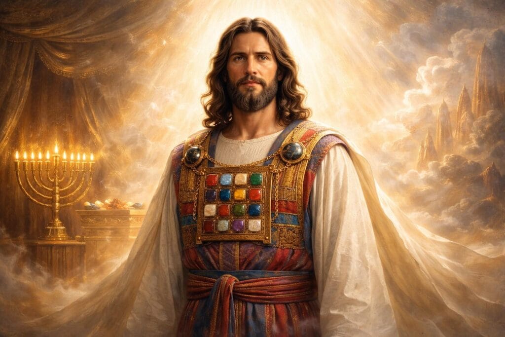 Jesus Christ as the Great High Priest fulfilling the meaning of the ephod