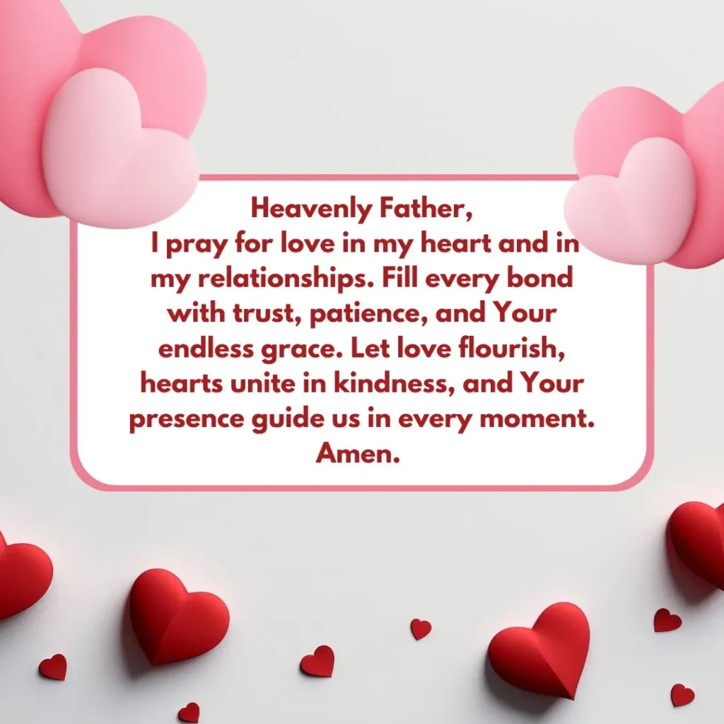 prayer for love