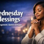 Encouragement African American Wednesday blessings image with quotes, prayers, and Bible verses to uplift your heart and strengthen midweek faith