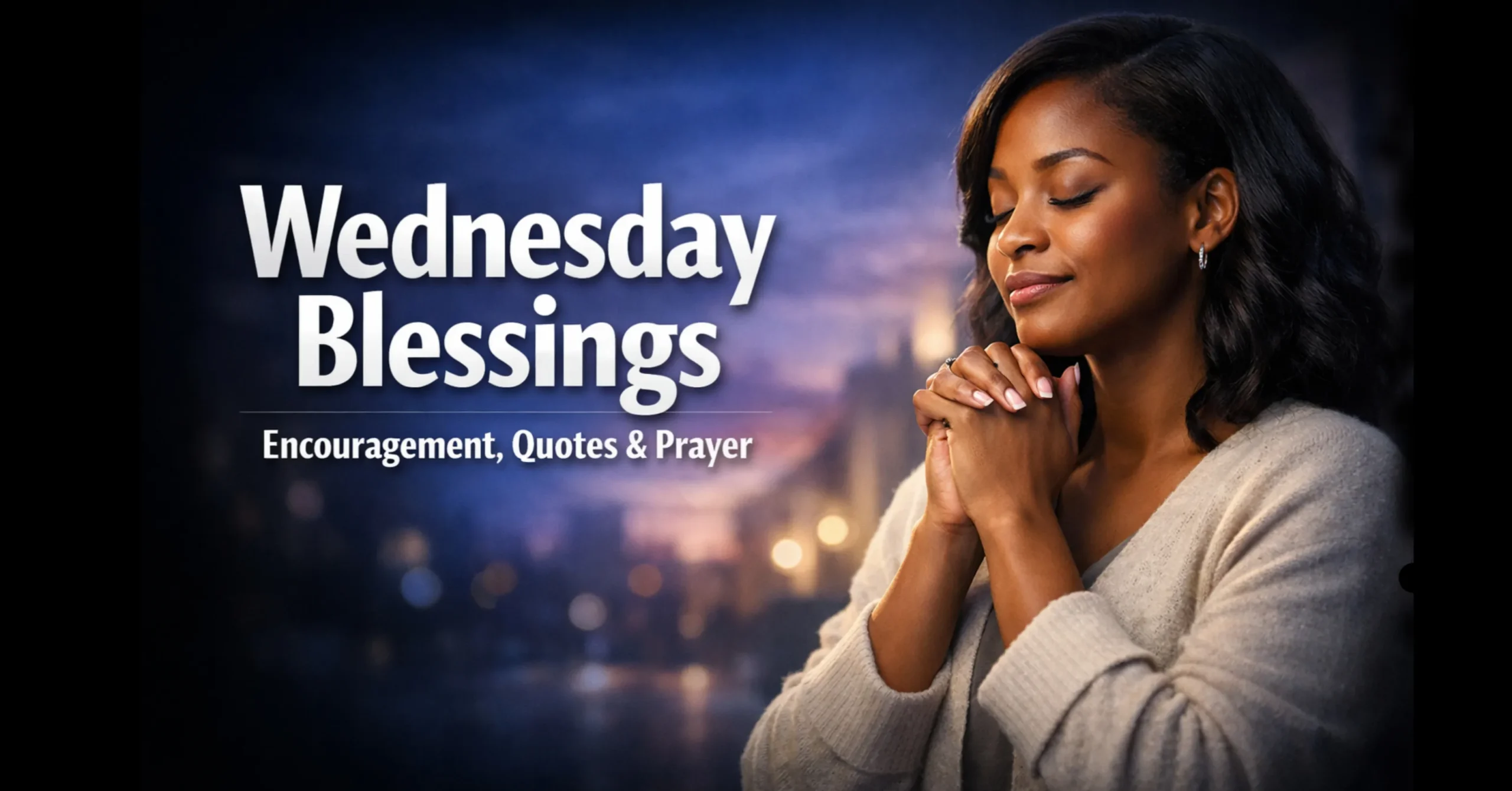 Encouragement African American Wednesday blessings image with quotes, prayers, and Bible verses to uplift your heart and strengthen midweek faith
