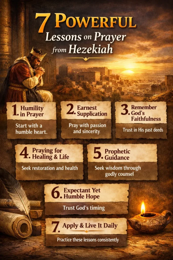 7 Lessons on Prayer from Hezekiah