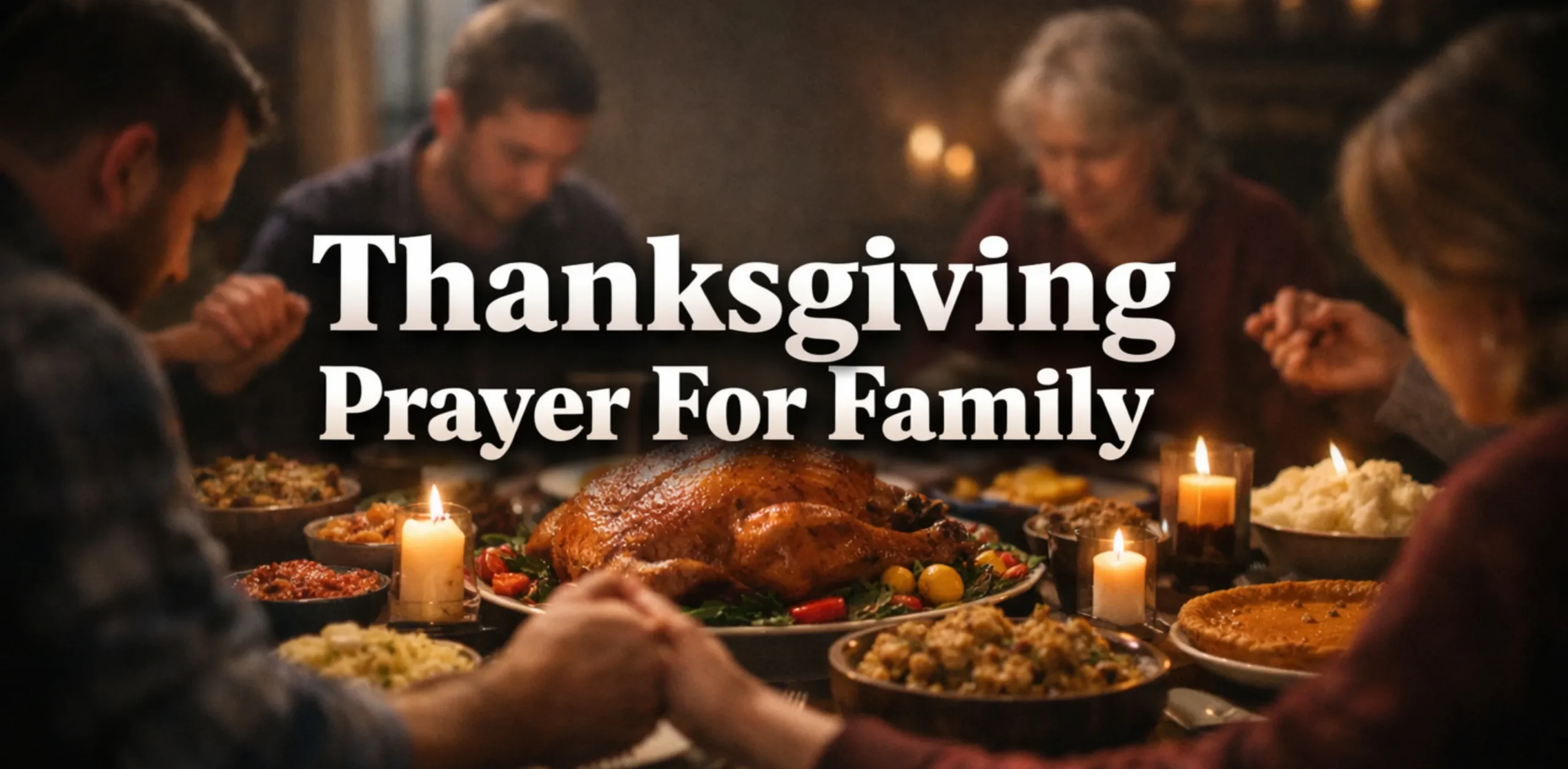 Thanksgiving Prayer for Family (Short, Funny & Scripture-Based Dinner Prayers)