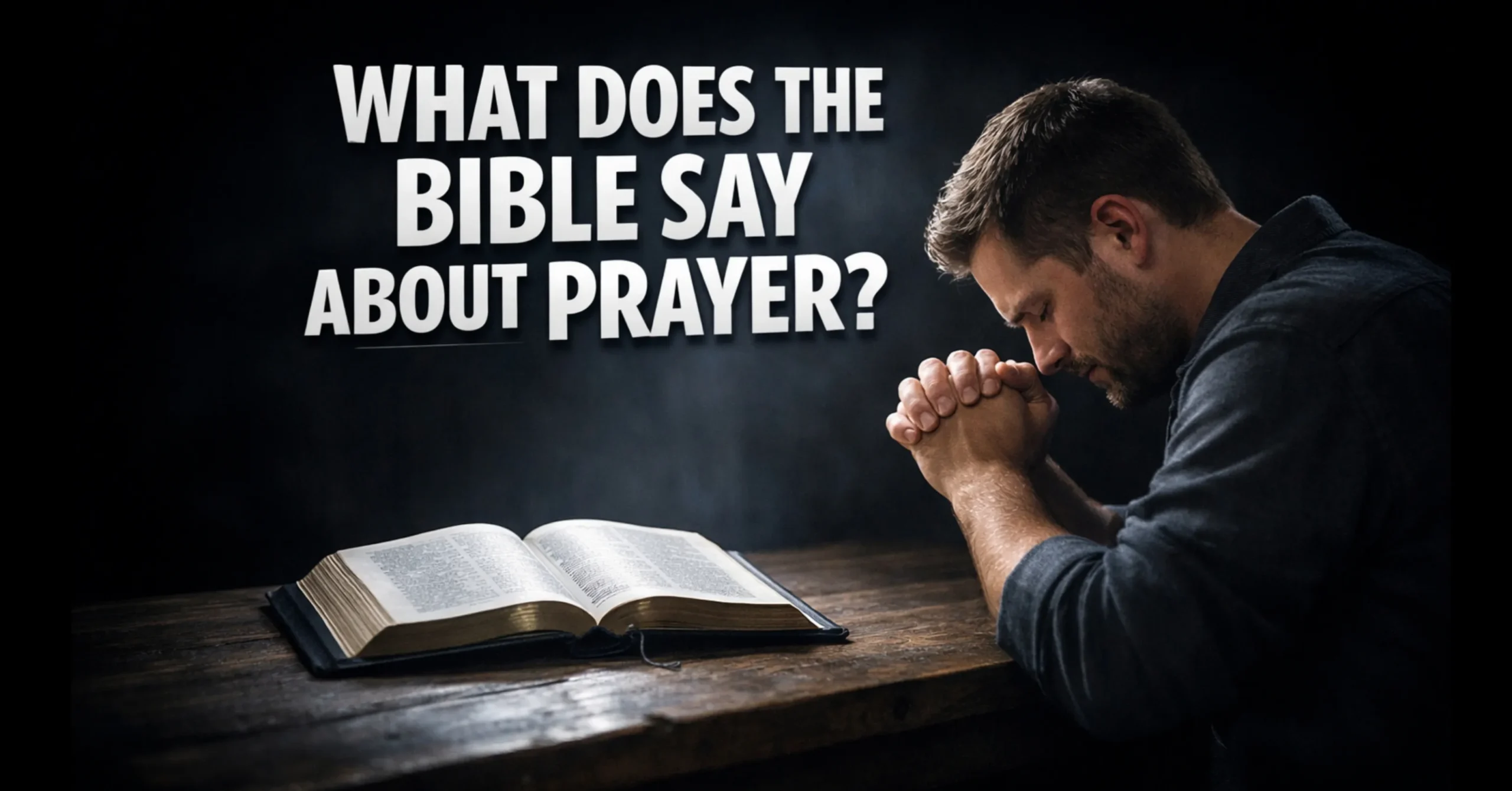 What Does the Bible Say About Prayer A Complete Biblical Guide for Christians