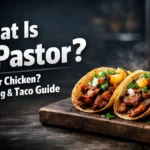 What is al pastor made of Traditional Mexican al pastor meat served in tacos