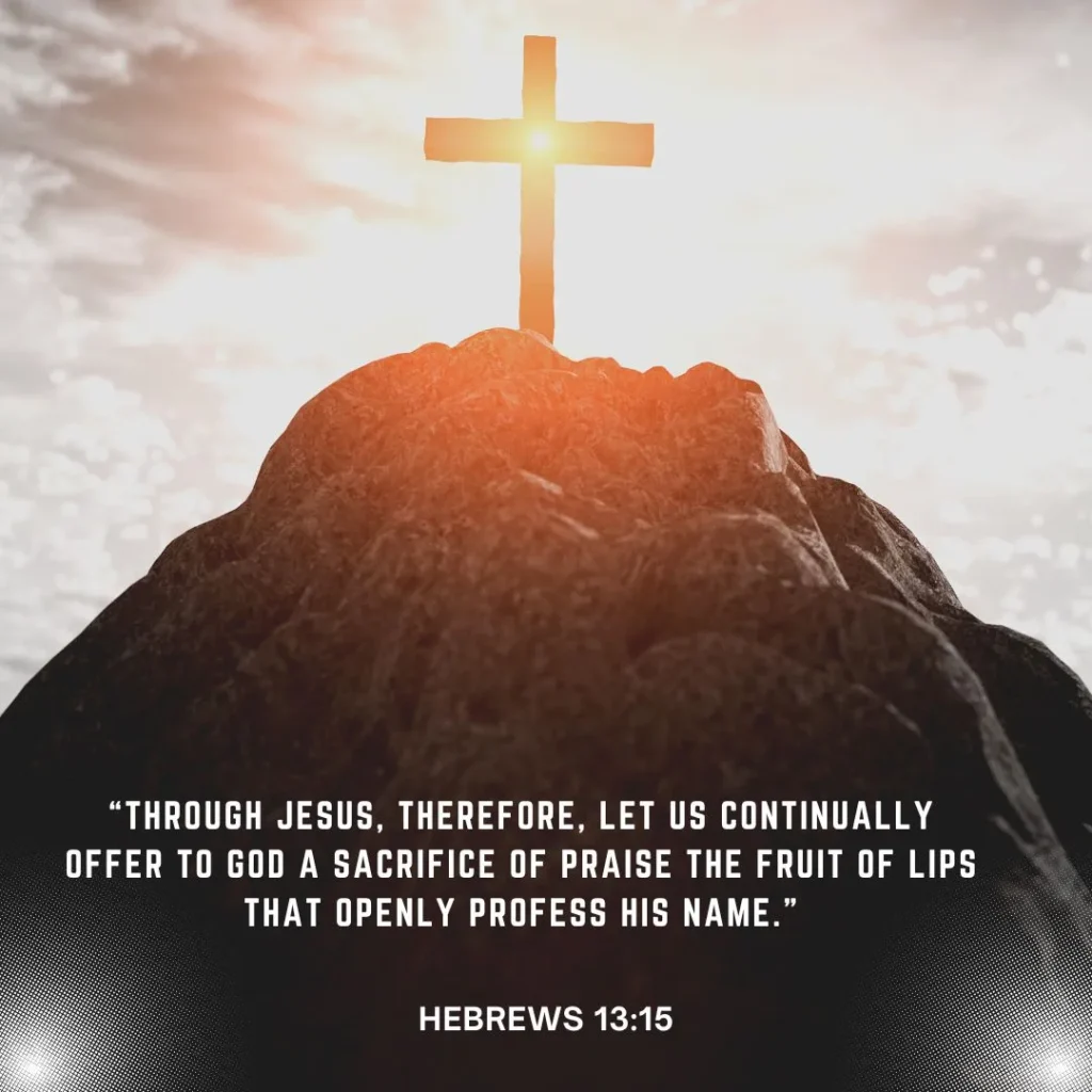 bible verse for praises
Hebrews 13:15 – “Through Jesus, therefore, let us continually offer to God a sacrifice of praise—the fruit of lips that openly profess his name.”