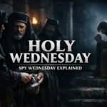 Holy Wednesday meaning showing Judas betrayal of Jesus and Spy Wednesday significance in Holy Week