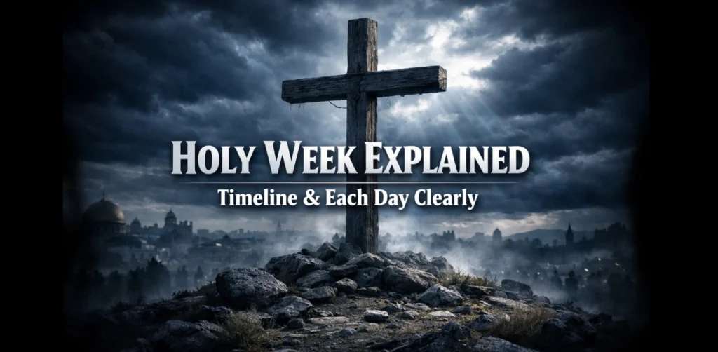Holy Week Explained: Meaning, Timeline & Each Day of Holy Week ...
