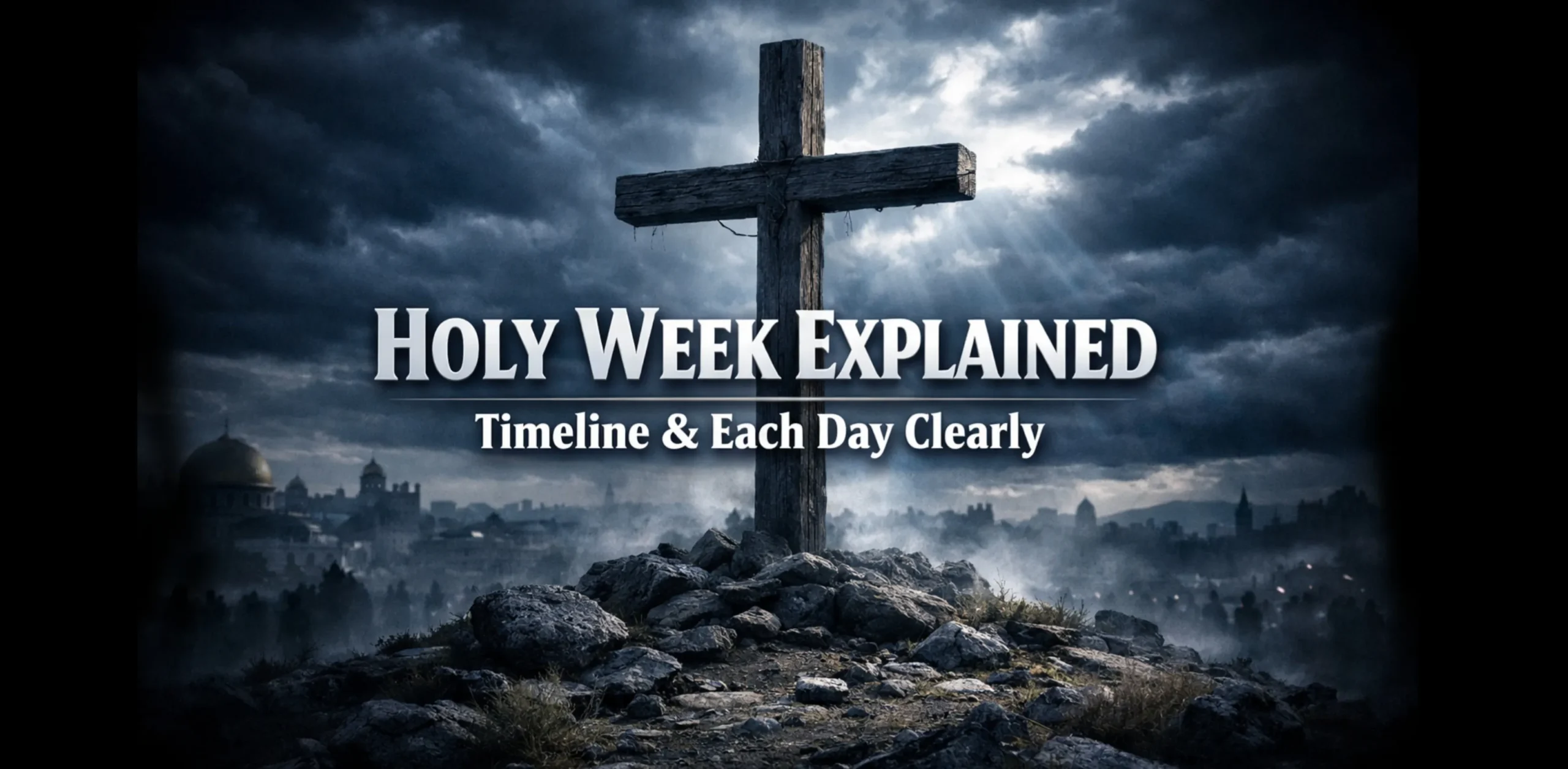 Holy Week explained, Palm Sunday to Easter Sunday significance and timeline in Christianity