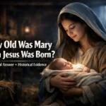 how old was mary when jesus was born young virgin mary holding baby jesus nativity scene