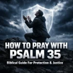 How to pray with Psalm 35 for protection and justice, step-by-step guide