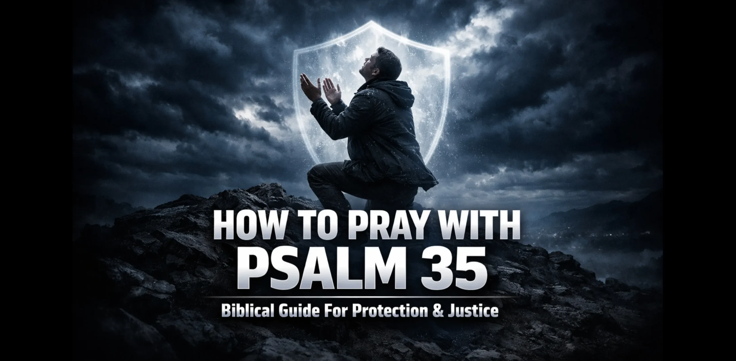 How to pray with Psalm 35 for protection and justice, step-by-step guide